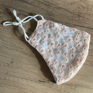 Brand New Face Mask with lace design. Adjustable